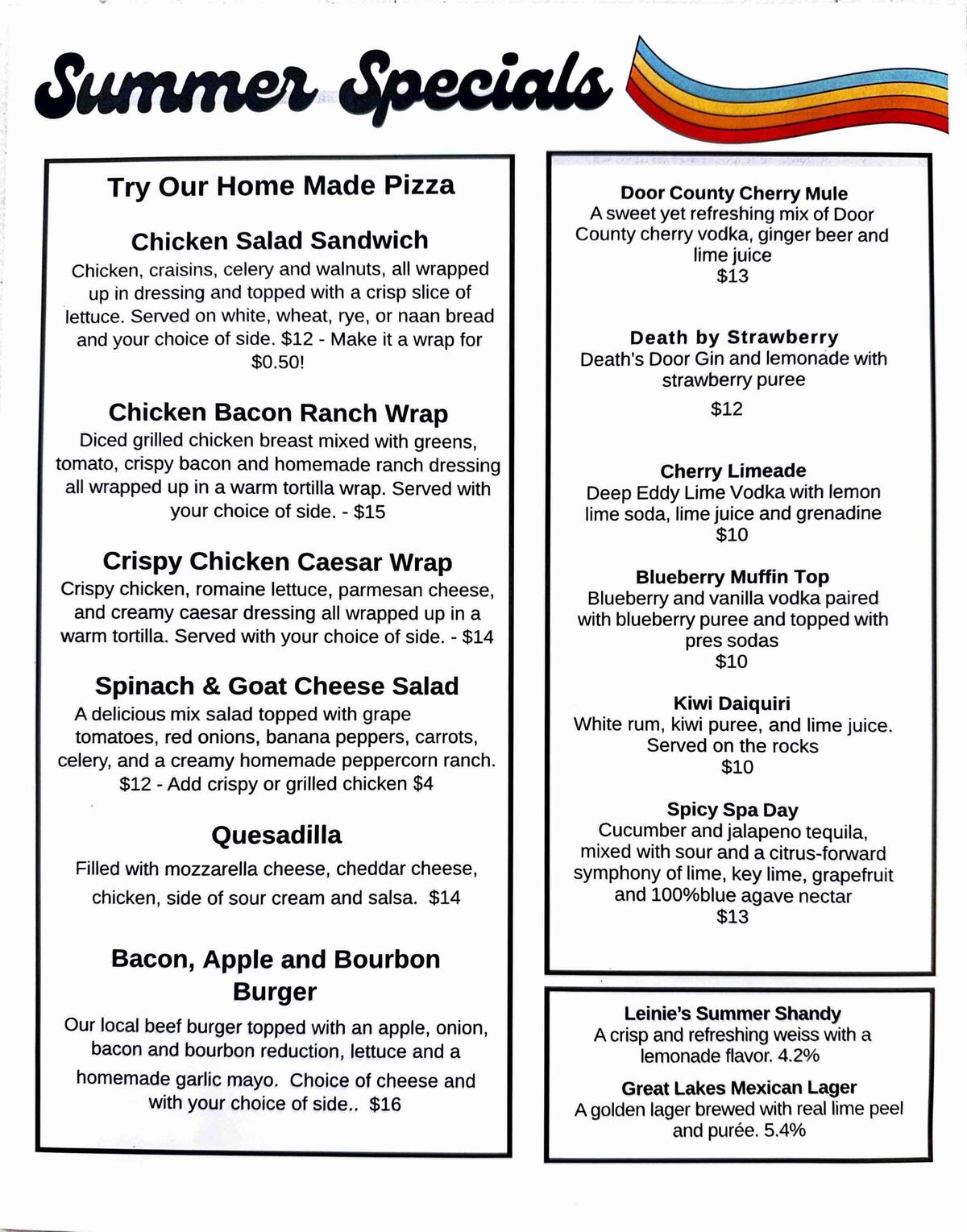 Echo Tap Summer Specials