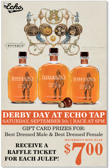 echo tap derby day 2020 echo tap kentucky derby 2020
